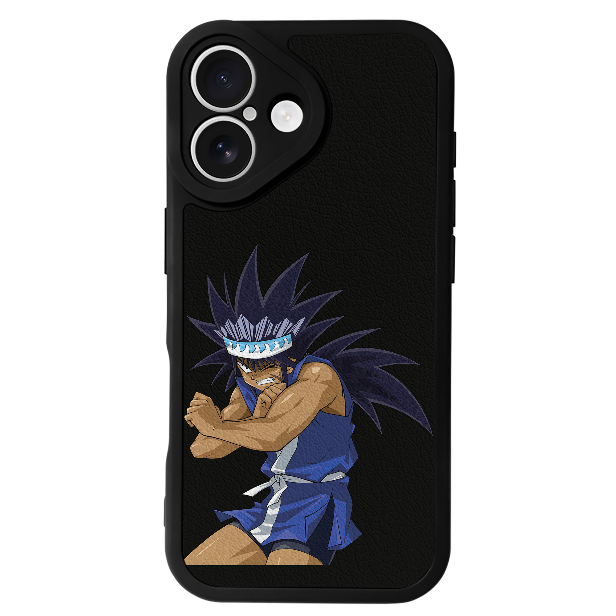 （画像用） 遊☆戯☆王 Yu-Gi-Oh! 【iPhone 16シリーズ対応】シリコンスマホケース（レザー調） 材質：シリコン